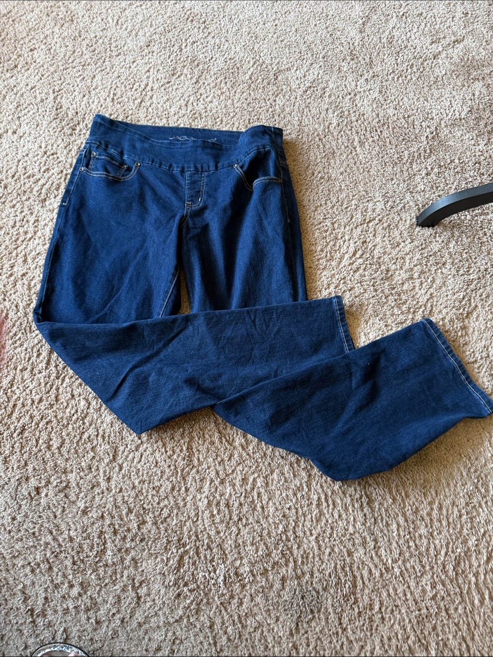 JAG Jeans Women's Dark Blue Denim straight leg pull on Jeans size 12/31